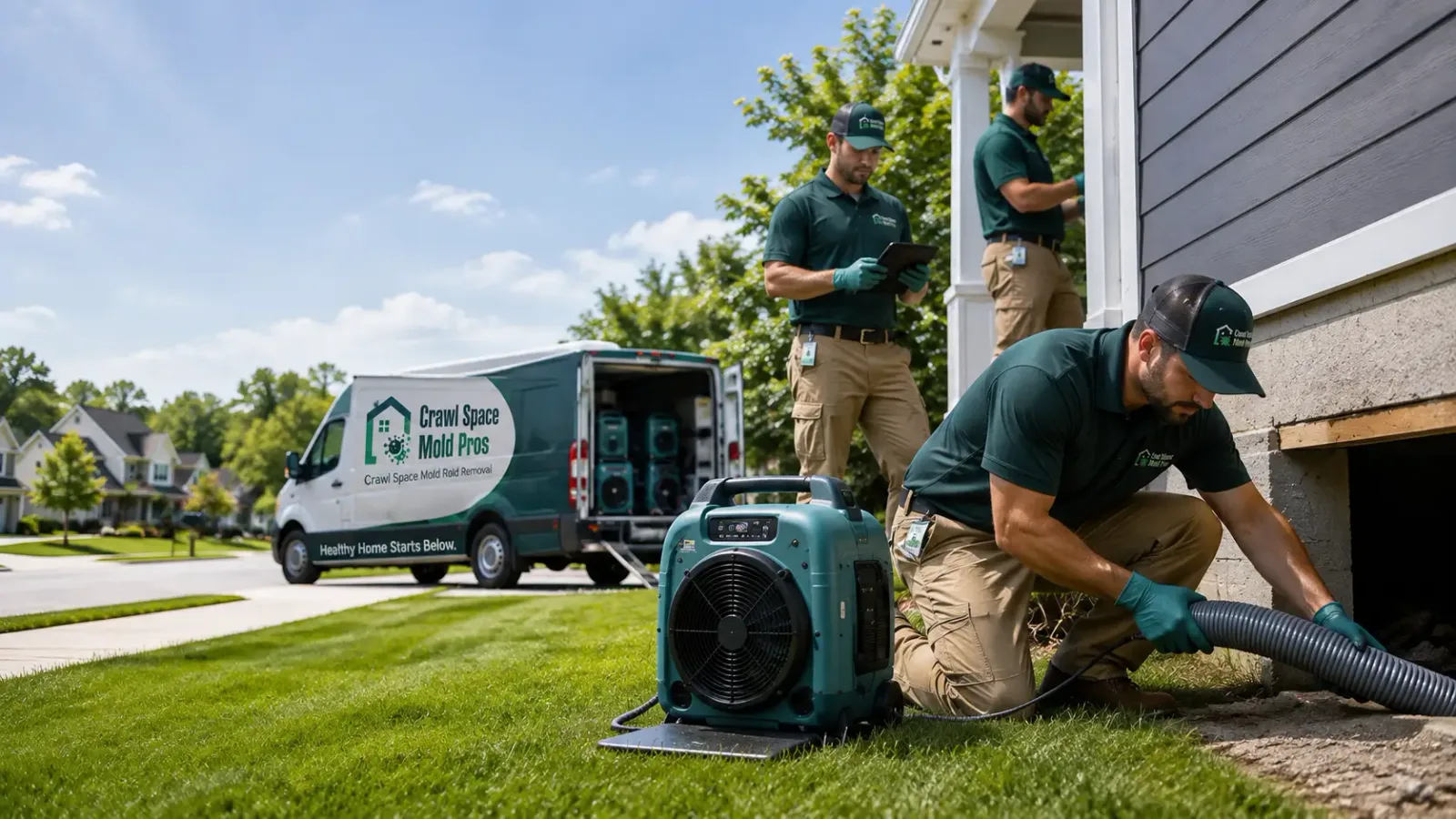 Crawl Space Mold Removal in Frederic, MI